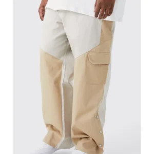 Color Blocking Trousers