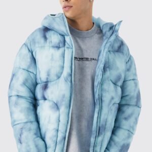 Puffer Quilted Jacket With Hood