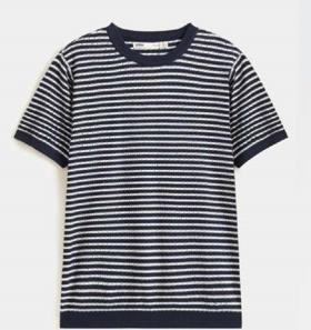 Knttied Striped T-Shirt