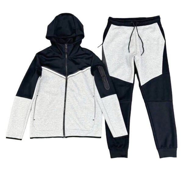 Premium Tech-Style Spacer Fleece Tracksuit – Bonded Tape Series